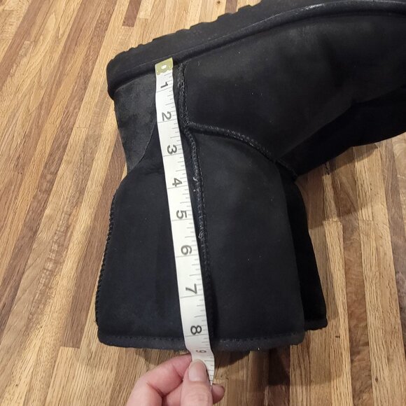 UGG Australia Classic Short II Woman's Boots Black Suede US Women Size 9 - Picture 11 of 16